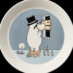 Moomin Arabia Finland Astiat>Moomin Arabia Muumi Muumipappa Lautanen 19Cm Harmaa