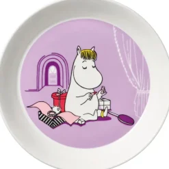 Moomin Arabia Finland Astiat>Moomin Arabia Muumi Niiskuneiti Lautanen 19 Cm Liila
