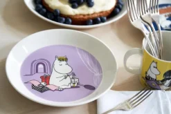 Moomin Arabia Finland Astiat>Moomin Arabia Muumi Niiskuneiti Lautanen 19 Cm Liila