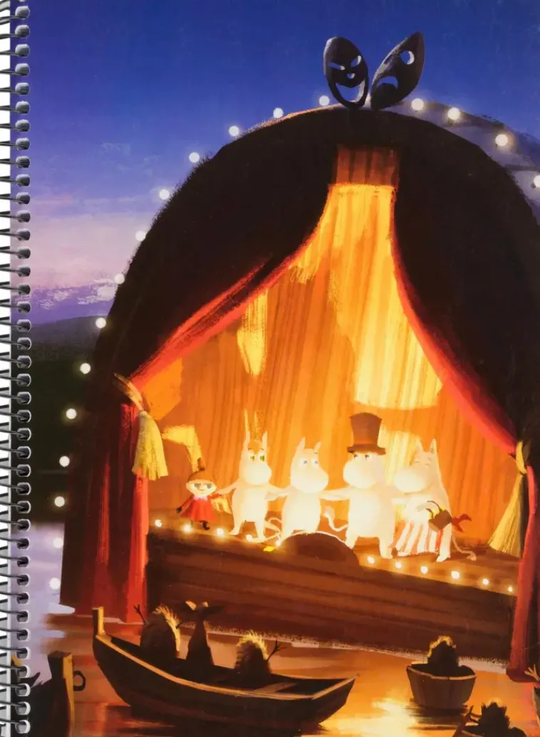 Muumi Paperitarvikkeet>Kierrevihko A5/80