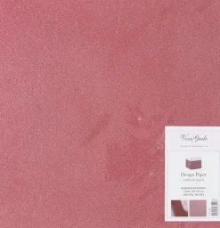 Nellen Askartelutarvikkeet>Kimallepaperi Punainen 30X30Cm 2 Arkkia