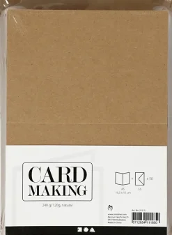 Nellen Askartelutarvikkeet>Korttipohja Ja Kirjekuoripakkaus 50Kpl