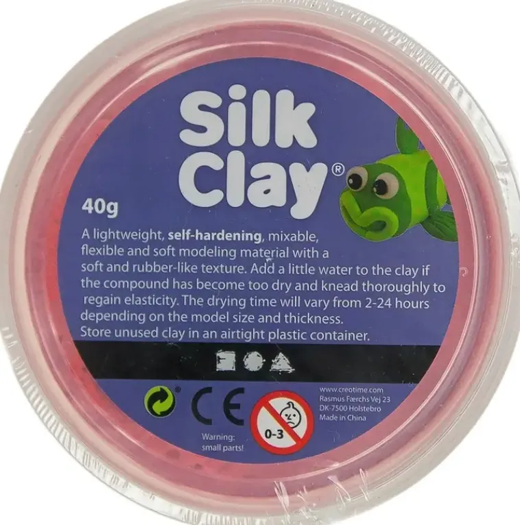 Nellen Askartelutarvikkeet<Silkkimassa 40G Punainen