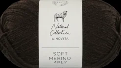 Novita Käsityötarvikkeet>Lanka Soft Merino 4 Ply 50 G Korvasieni 064