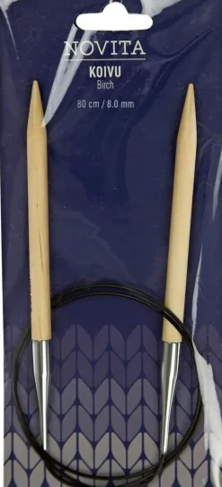 Novita Käsityötarvikkeet>Pyoropuikko Koivu 80Cm - 8Mm