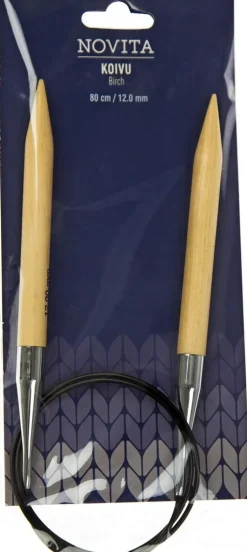 Novita Käsityötarvikkeet>Pyoropuikko Koivu 80Cm - 12Mm
