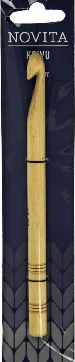 Novita Käsityötarvikkeet>Virkkuukoukku Koivu 15 Cm 10 Mm