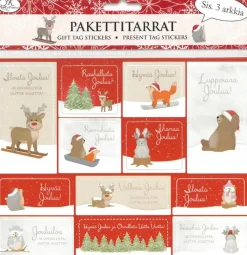 J.K. Primeco Askartelutarvikkeet<Pakettitarra Jouluhahmot 3Ark/Pkt