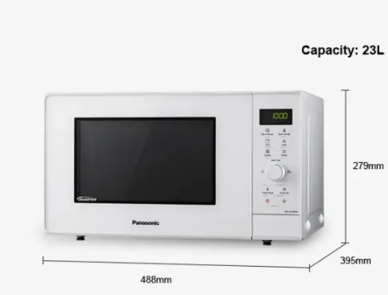 Panasonic Kypsentäminen<Nn-Gd34Hwsug Mikroaaltouuni 23L Invertteritekniikka Ja Grilli