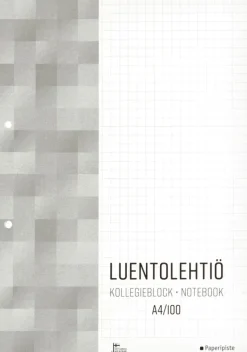 Paperipiste Paperitarvikkeet>Luentolehtio A4/100
