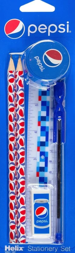 Pepsi Toimistotarvikkeet>6-Osainen Kirjoitussetti