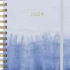 NNX Kalenterit>Poytakalenteri A5 Kierresidottu, Sininen