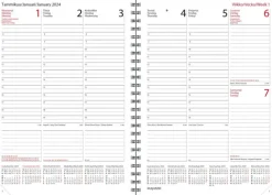 Ajasto Kalenterit>Poytakalenteri Wega Plus, Musta