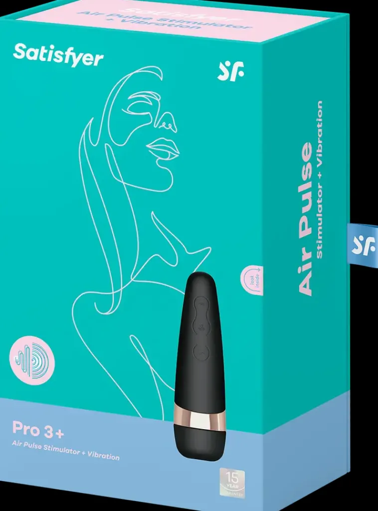 Satisfyer Seksivalineet<Pro 3+ Klitoriskiihotin
