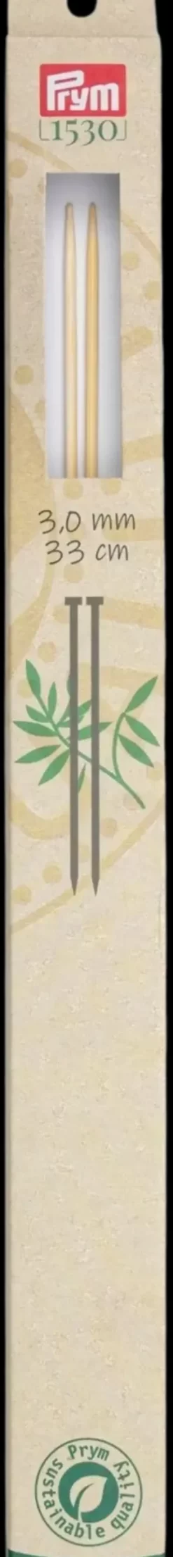 Prym Käsityötarvikkeet>Neulepuikko 3,0 33Cm Bambu