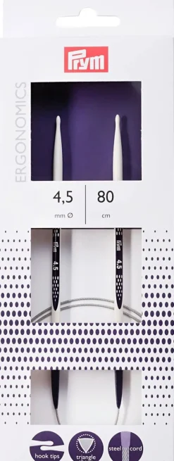 Prym Käsityötarvikkeet>Pyoropuikko Ergo 80Cm - 4,5 Mm