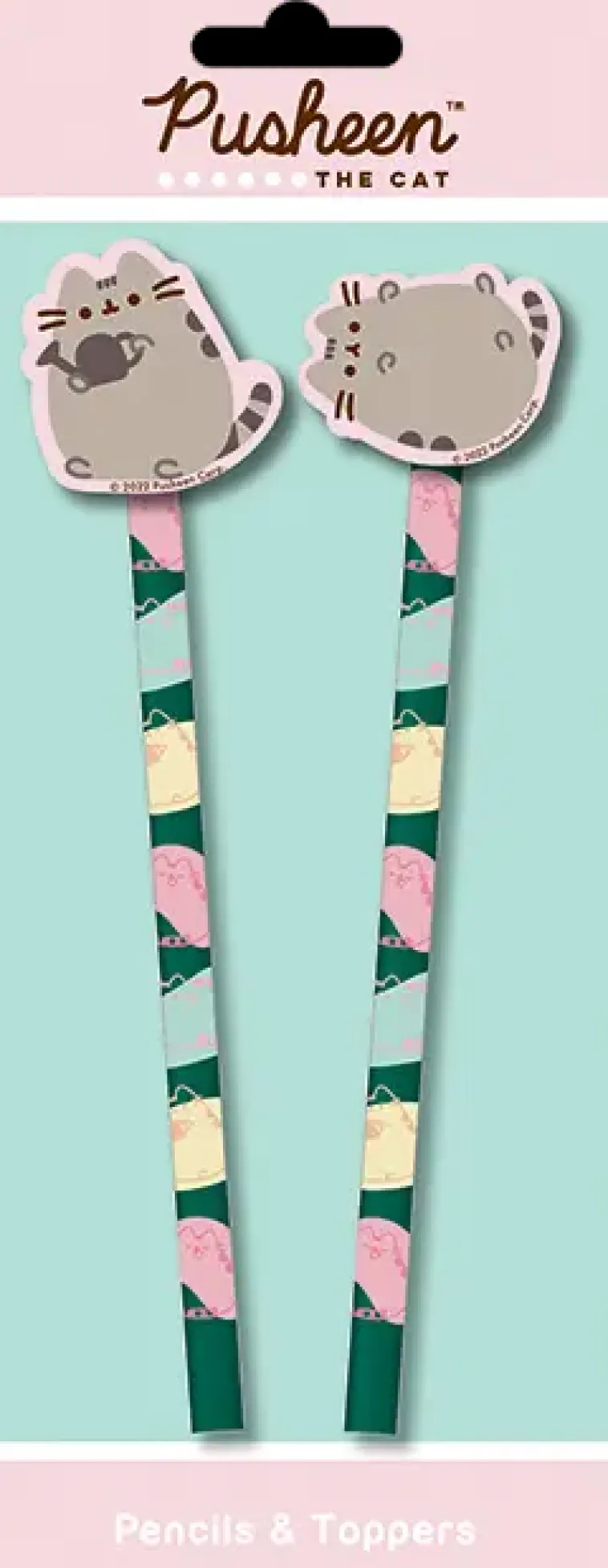 Pusheen Toimistotarvikkeet>Topperlyijykynat 2 Kpl/Pkt