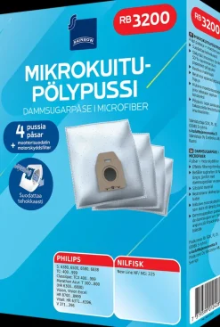 Rainbow Imurit Ja Tarvikkeet<Polypussi Rb3200 4Kpl + Moottorisuodatin