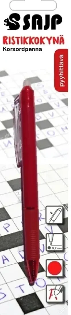 Sajp Toimistotarvikkeet>Ristikkokyna 0,7Mm 1 Kpl Punainen