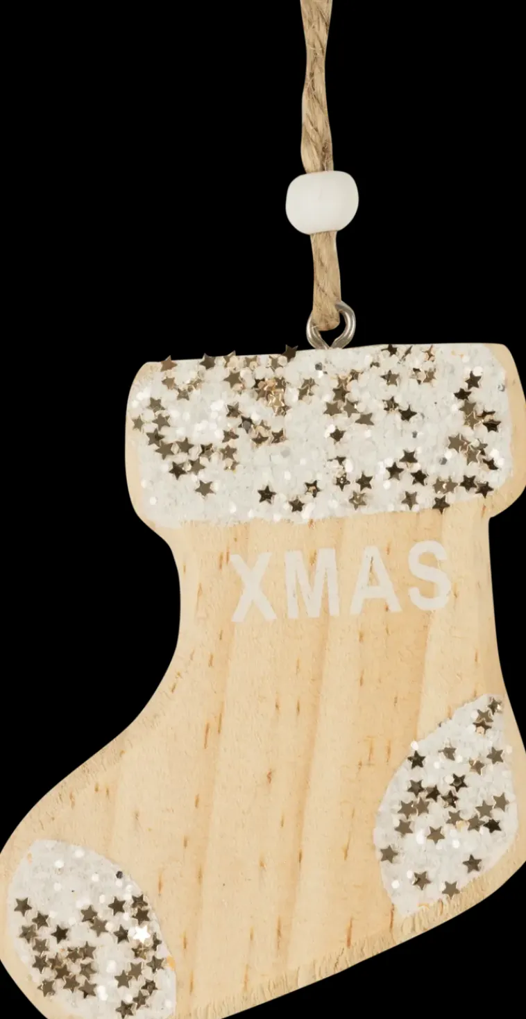 NNX Sesonkijuhlatarvikkeet>Roikkuva Puukoriste Glitterilla, Erilaisia