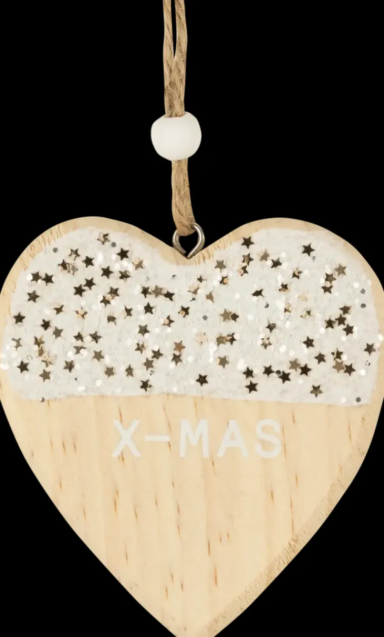 NNX Sesonkijuhlatarvikkeet>Roikkuva Puukoriste Glitterilla, Erilaisia