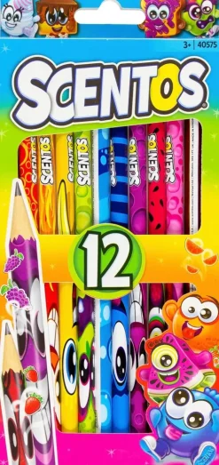 Scentos Toimistotarvikkeet>Tuoksuvat Lyijykynat 12 Kpl