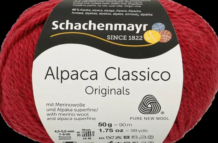 Schachenmayr Käsityötarvikkeet>Neulelanka Alpaca Classico 50G Punainen