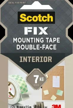 3M Toimistotarvikkeet>Scotch-Fix Interior Kiinnitysteippi 4496G-1915-P, 19 Mm X 1,5 M, 1 Rulla/Pakkaus