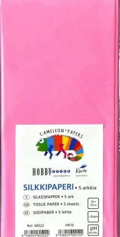 Ei merkkiä Askartelutarvikkeet<Silkkipaperi 50X70 Cm Pinkki 5 Ark