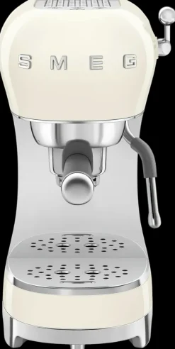 Smeg Kahvi Ja Tee<Ecf02Creu Espressokeitin, Kermanvalkoinen