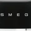 Smeg Kypsentäminen<Tsf02Bleu 4-Viipaleen Leivanpaahdin Musta
