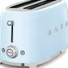 Smeg Kypsentäminen<Tsf02Pbeu 4-Viipaleen Leivanpaahdin Pastellinsininen