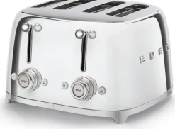 Smeg Kypsentäminen<Tsf03Sseu 4-Viipaleen Leivanpaahdin Teras