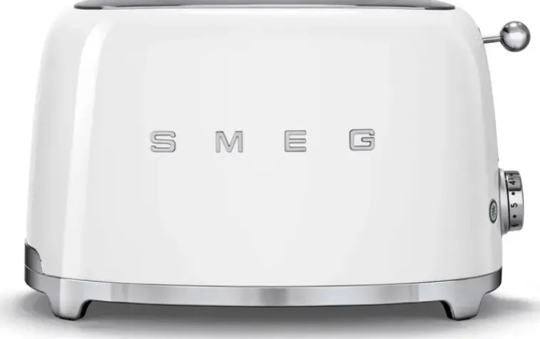 Smeg Kypsentäminen<Tsf01Wheu 2-Viipaleen Leivanpaahdin Valkoinen