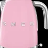 Smeg Kahvi Ja Tee<Vaaleanpunainen Vedenkeitin Lampotilansaadolla Klf04Pkeu