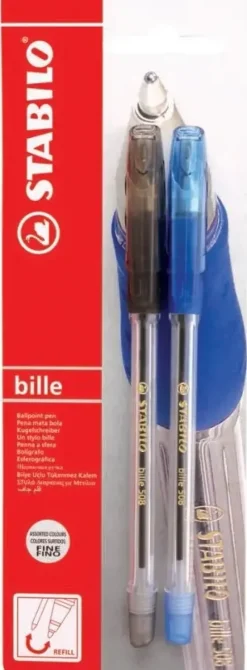 STABILO Toimistotarvikkeet>Kuulakyna Bille Musta + Sininen