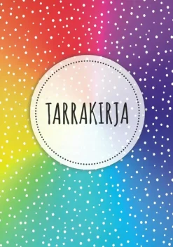 J.K. Primeco Askartelutarvikkeet<Tarrakirja A5 Sateenkaari 20 Sivua