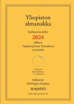 Ajasto Kalenterit>Taskukalenteri Yliopiston Almanakka A6