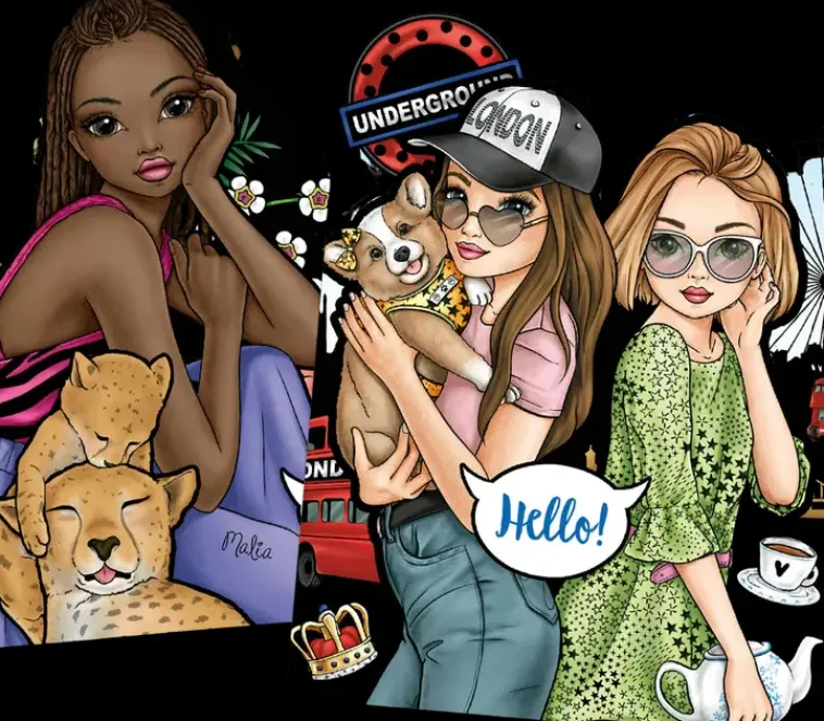 TOPModel Askartelutarvikkeet<& Friends Varityskirja