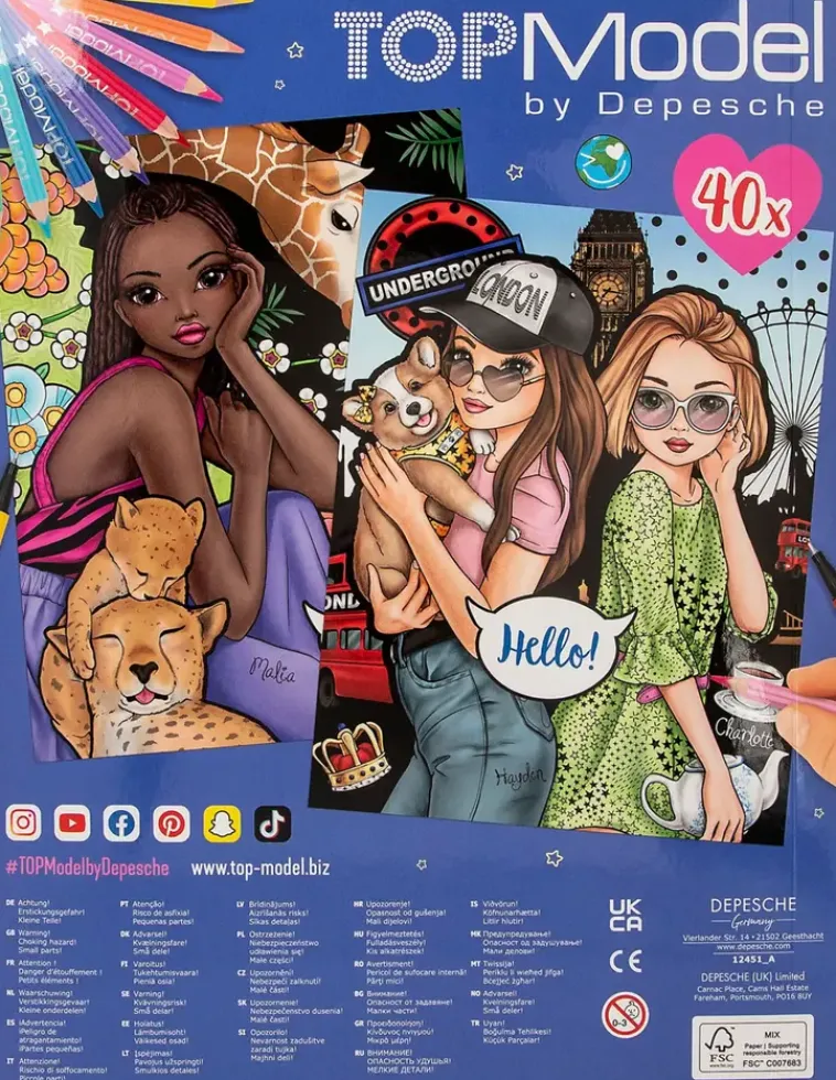 TOPModel Askartelutarvikkeet<& Friends Varityskirja