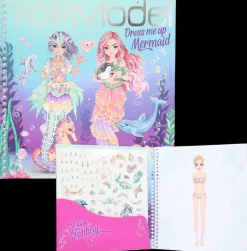 TOPModel Askartelutarvikkeet<Dress Me Up Tarrakirja Mermaid