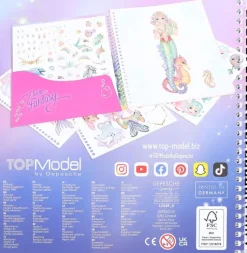 TOPModel Askartelutarvikkeet<Dress Me Up Tarrakirja Mermaid