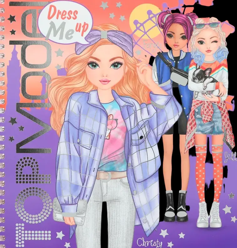 TOPModel Askartelutarvikkeet<Dress Me Up Tarrakirja