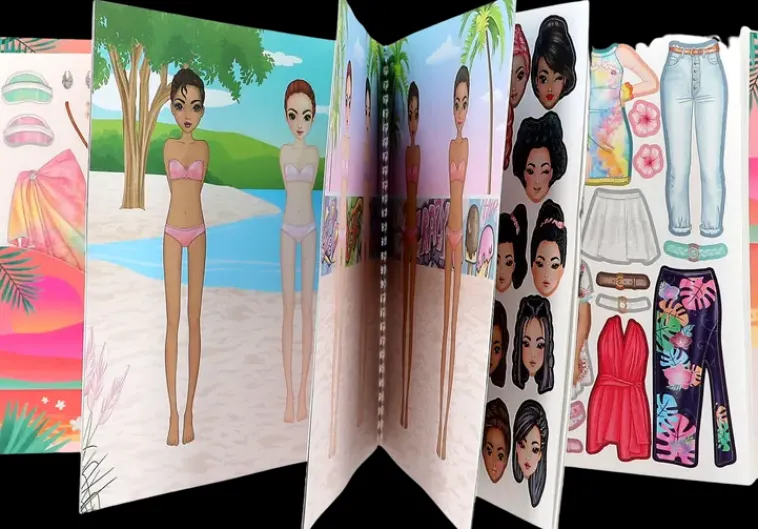 TOPModel Askartelutarvikkeet<Dress Me Up Tarrakirja