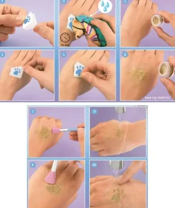 TOPModel Askartelutarvikkeet<Kimalletatuointisetti Iceworld