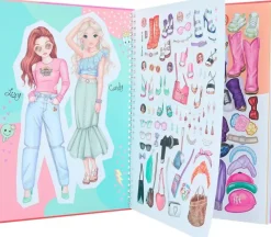 TOPModel Askartelutarvikkeet<Suunnittelukirja & Varityskynat