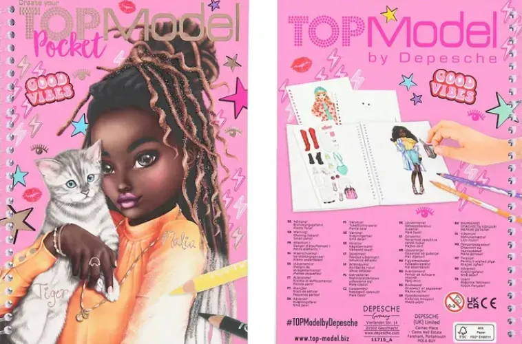 TOPModel Askartelutarvikkeet>Taskuvarityskirja