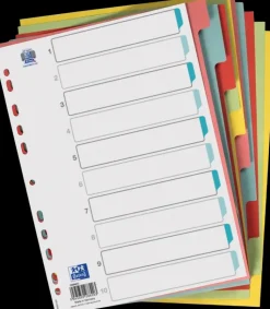 Oxford Paperitarvikkeet>Valilehti A4/10 Varillinen 160G