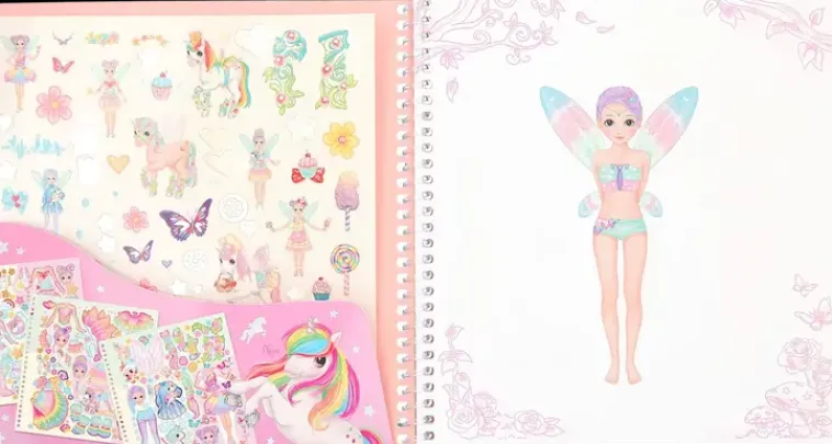 Ylvi Askartelutarvikkeet>Dress Me Up Tarrakirja